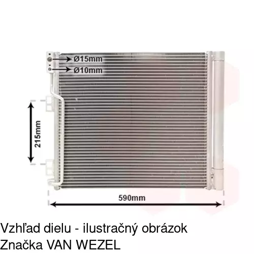Chladiče klimatizácie 2787K82X /POLCAR/ - obr. 1