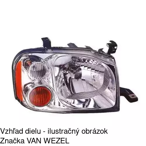 Hlavný reflektor 279710-E /POLCAR/ - obr. 3