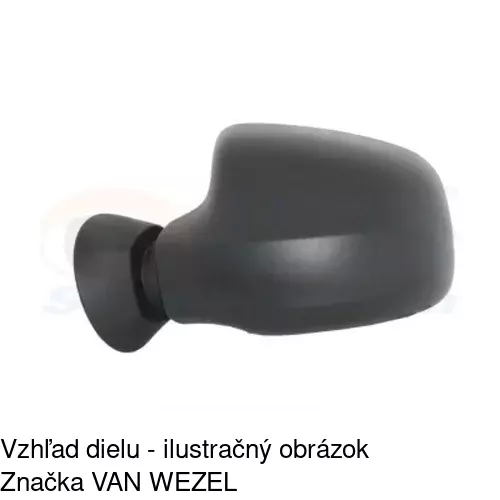Vonkajšie zrkadlo 2800514M /POLCAR/ - obr. 4