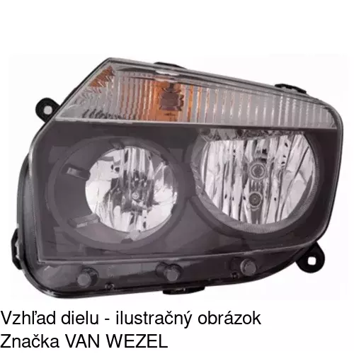 Hlavný reflektor 2820091E /POLCAR/ - obr. 3