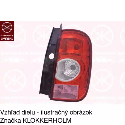 Zadné svetlo 2820880E /POLCAR/ - obr. 1