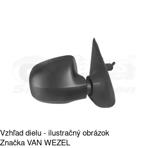 Vonkajšie zrkadlo 28B1521E /POLCAR/ - obr. 3