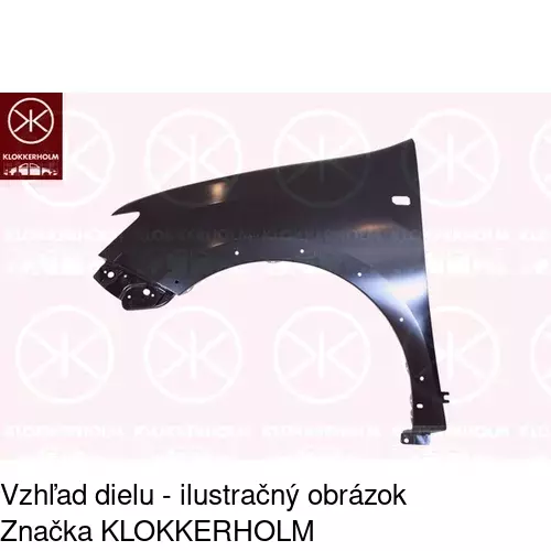 Predný blatník POLCAR 28B202