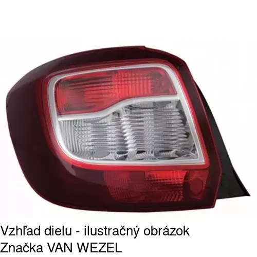 Zadné svetlo 28B2871E /POLCAR/ - obr. 3
