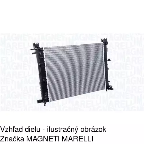 Chladiče vody 28M108A1 /POLCAR/ - obr. 2