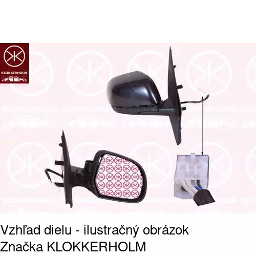 Vonkajšie zrkadlo 28U1524E /POLCAR/ - obr. 2