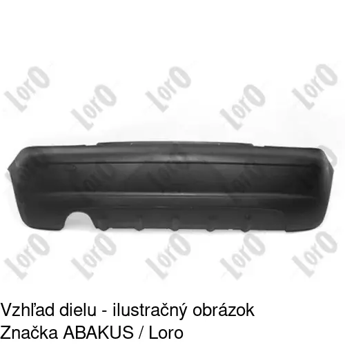 Zadný nárazník 290396 /POLCAR/