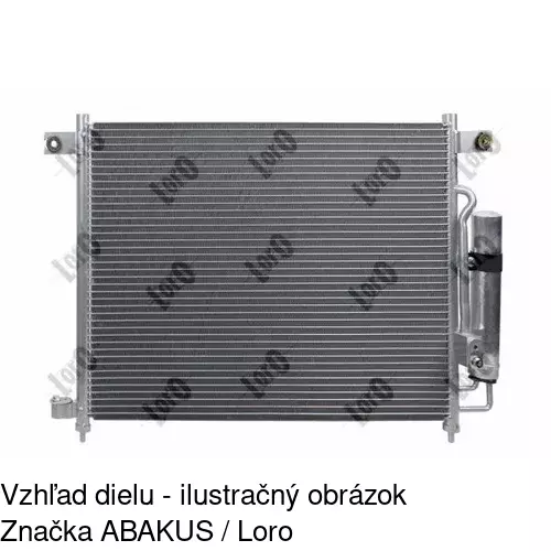 Chladiče klimatizácie 2905K8C2S /POLCAR/ - obr. 2