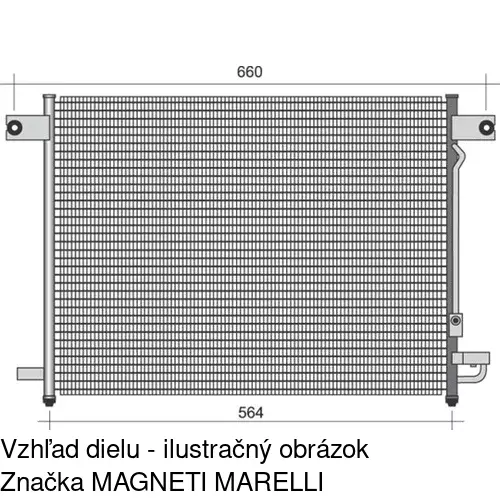 Chladiče klimatizácie 2905K8C2S /POLCAR/ - obr. 3