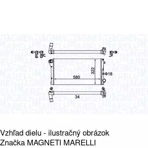 Chladiče vody 300308A3 /POLCAR/ - obr. 1