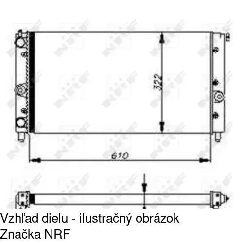 Chladiče vody 301408-1 /POLCAR/