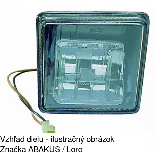 Hmlové svetlo - predné 301629-E /POLCAR/ - obr. 1