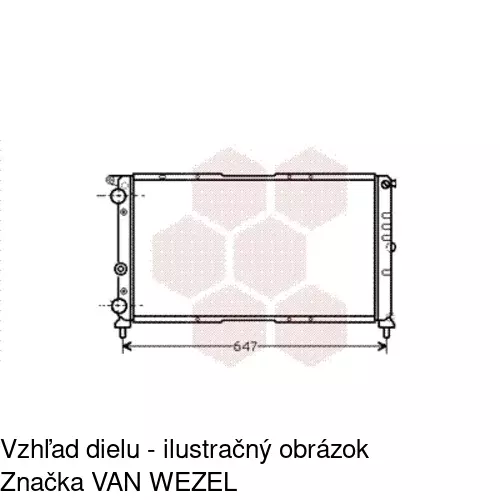 Chladiče vody 301708-4 /POLCAR/ - obr. 1
