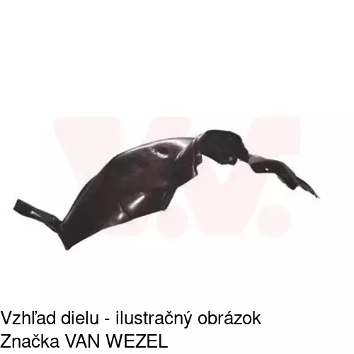 Podblatník (plast) 3018FL-1 /POLCAR/ - obr. 1