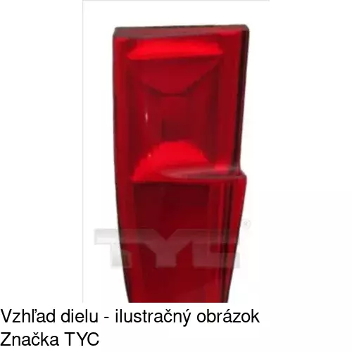 Zadné svetlo POLCAR 3023882E