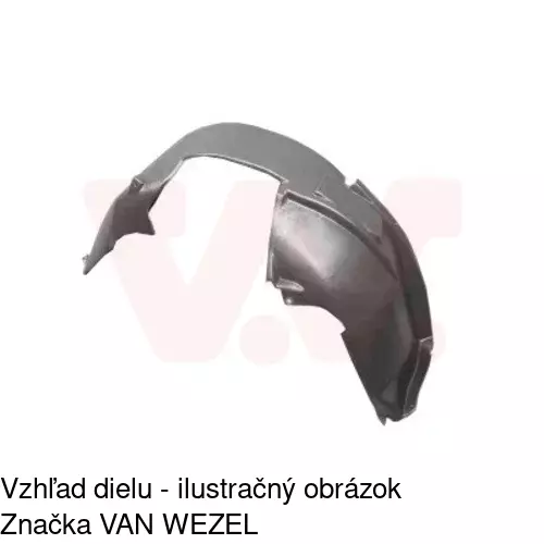 Podblatník (plast) 3024FL-1 /POLCAR/ - obr. 2