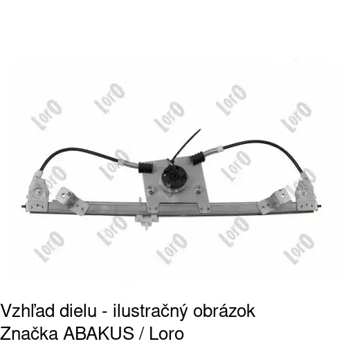Elektrický mechanizmus okna dverí 3024PSE1 /POLCAR/ - obr. 4