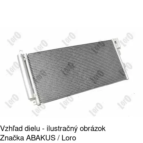 Chladiče klimatizácie 3025K8C2 /POLCAR/ - obr. 2