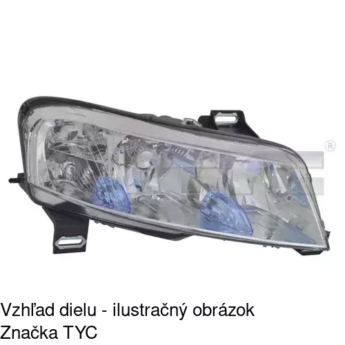 Hlavný reflektor POLCAR 3030101C