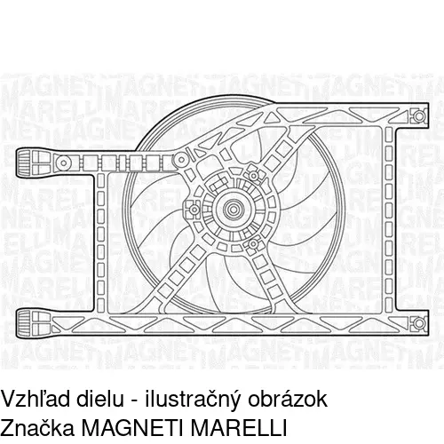 Ventilátory chladičov POLCAR 303523W1X