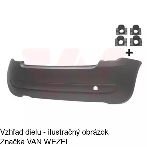 Zadný nárazník 303596-1 /POLCAR/ - obr. 1