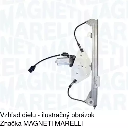 Elektrický mechanizmus okna dverí 3035PSE1 /POLCAR/ - obr. 1