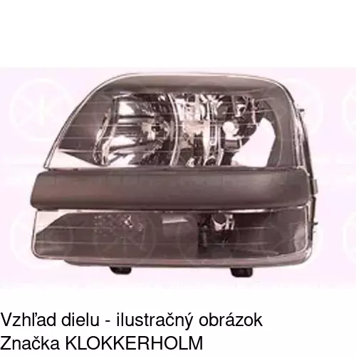 Hlavný reflektor 304010-C /POLCAR/ - obr. 1