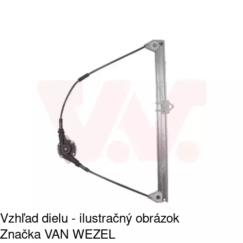 Manuálny mechanizmus okna dverí 3040PSM2 /POLCAR/ - obr. 1