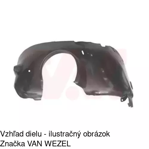 Podblatník (plast) 3041FP1X /POLCAR/ - obr. 1
