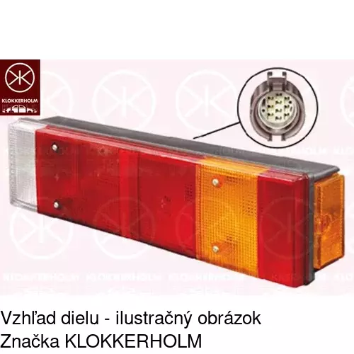 Zadné svetlo POLCAR 3050882E