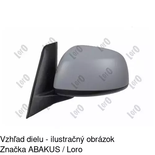 Vonkajšie zrkadlo 3075512M /POLCAR/ - obr. 2