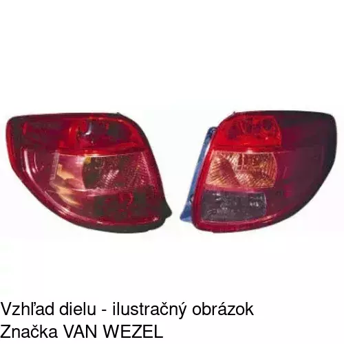 Zadné svetlo 307587-E /POLCAR/ - obr. 2