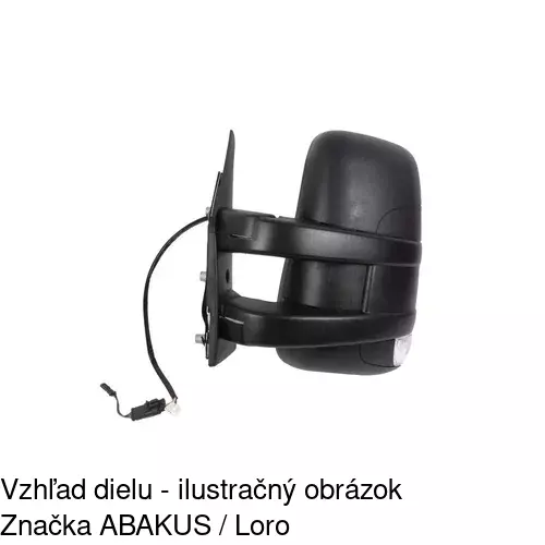 Vonkajšie zrkadlo 3080511M /POLCAR/ - obr. 3