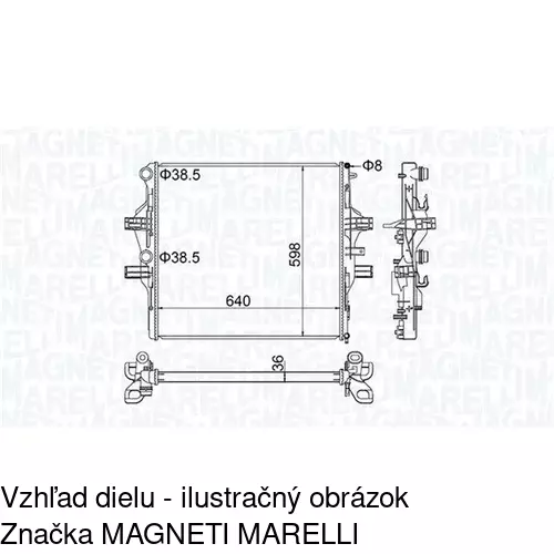 Chladiče vody POLCAR 30N1082X