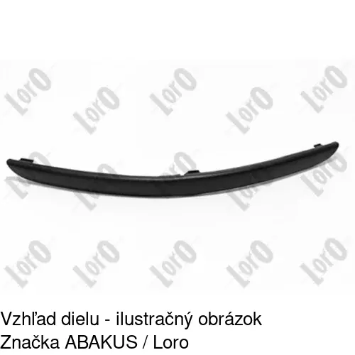 Lišta nárazníka 3201077R /POLCAR/ - obr. 1