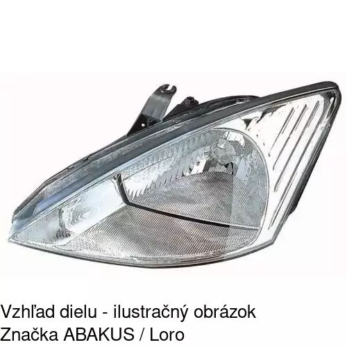 Hlavný reflektor POLCAR 320110-T