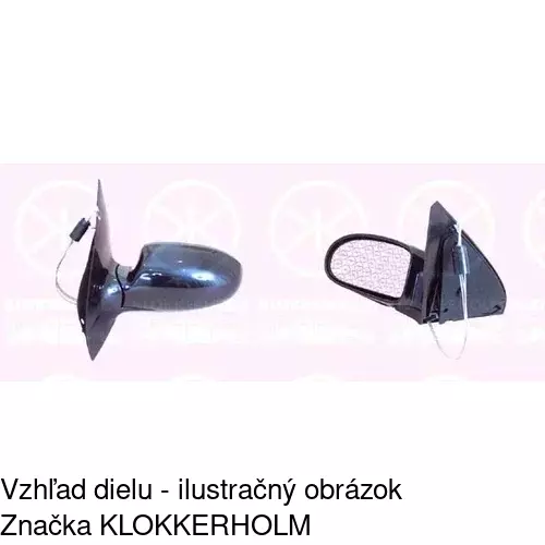 Vonkajšie zrkadlo 3201525M /POLCAR/ - obr. 3