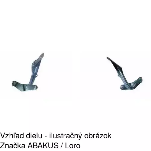 Záves krytu komory motora 320203-5 /POLCAR/ - obr. 1