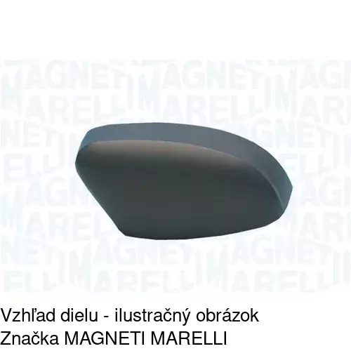 Rám vonkajšieho zrkadla POLCAR 320554TE