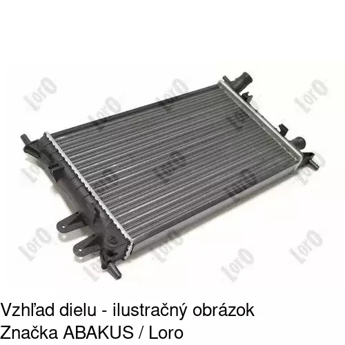 Chladiče vody 3206082X /POLCAR/ - obr. 2