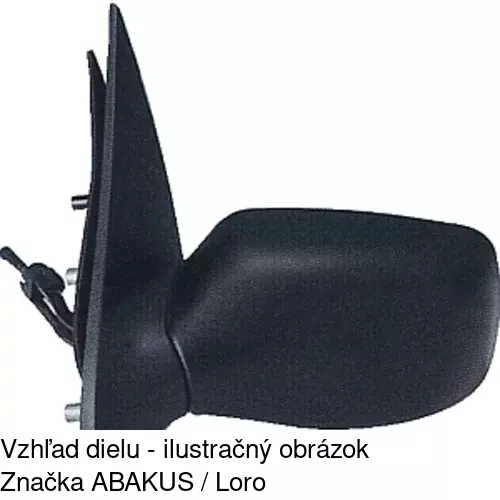 Vonkajšie zrkadlo 3207511M /POLCAR/ - obr. 3