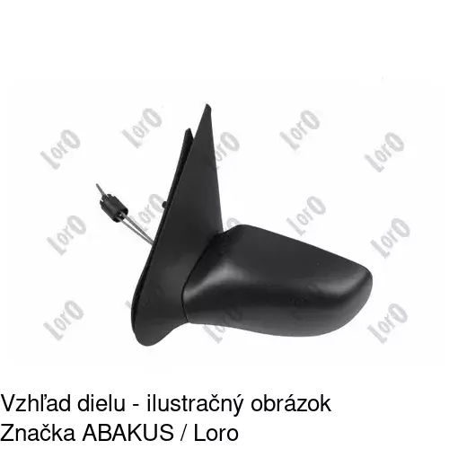 Vonkajšie zrkadlo 3210511M /POLCAR/ - obr. 3