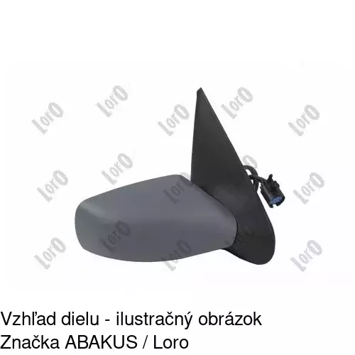 Vonkajšie zrkadlo 3210525E /POLCAR/ - obr. 2