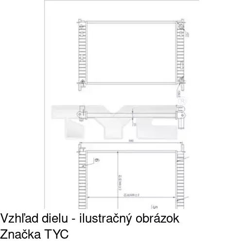 Chladiče vody 321208-1 /POLCAR/ - obr. 1