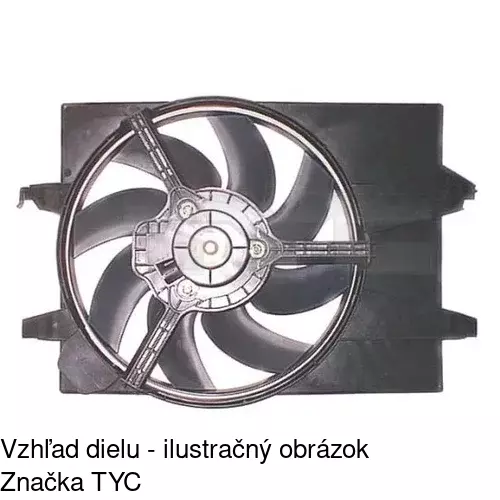 Ventilátory chladičov POLCAR 321223W4