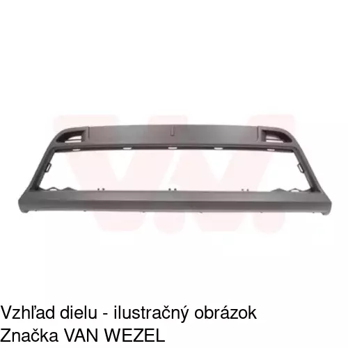 Rámik krytky nárazníka POLCAR 32122710