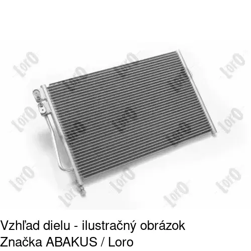 Chladiče klimatizácie 3212K8C1S /POLCAR/ - obr. 2
