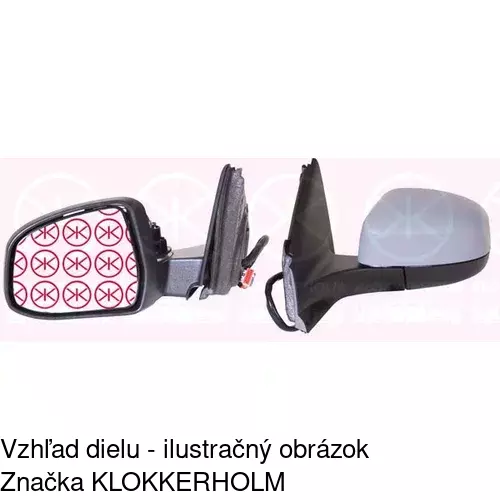 Vonkajšie zrkadlo 3219516E /POLCAR/ - obr. 1