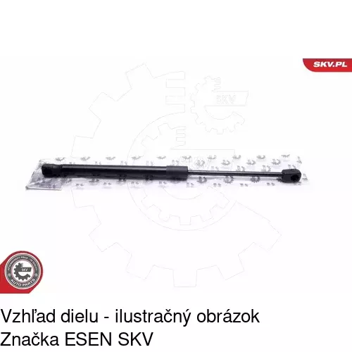 Plynová pružina 3219AB /POLCAR/ - obr. 3
