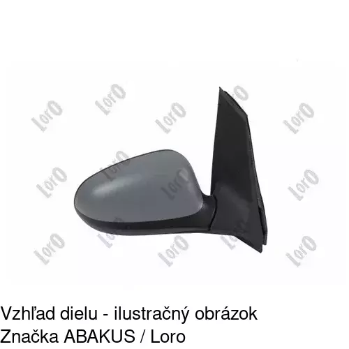 Vonkajšie zrkadlo 3233522E /POLCAR/ - obr. 5